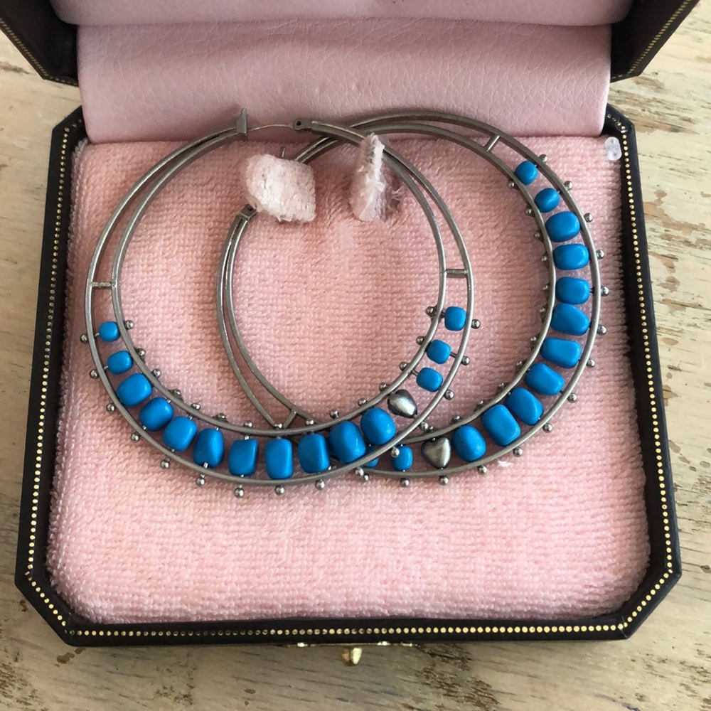 Juicy couture hoop earrings